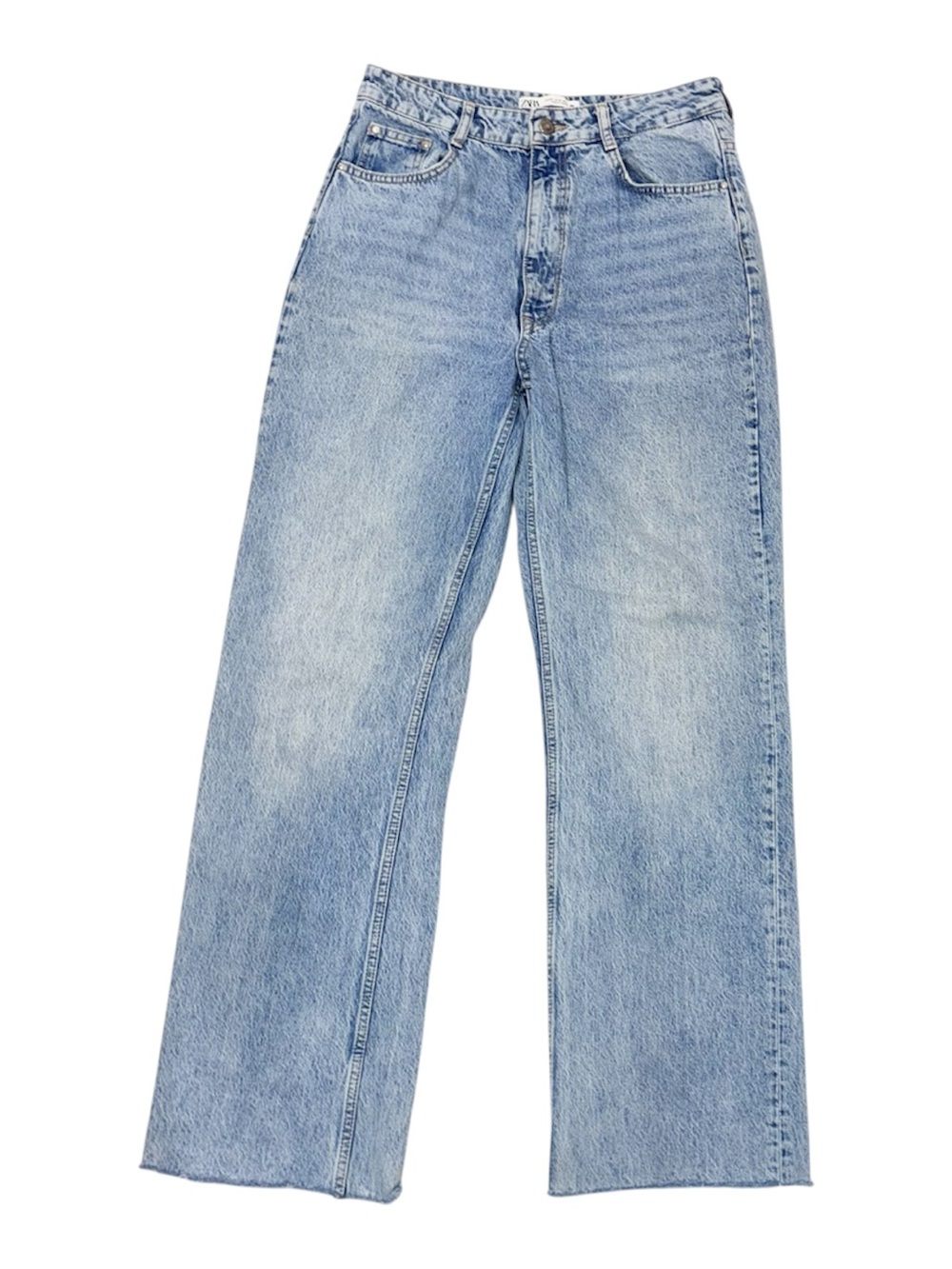 Zara Light Blue women baggy Jeans size 8